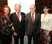 Marina und Toni Meggle, Prpf. Dr. Dr. Udo di Fabio, Sonja Lechner (©Foto. Ludwig Stuffer für Meggle)